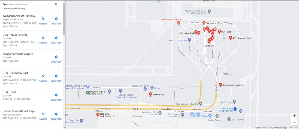 Denver Airport Parking - Economy - Valet - Garage - Shuttle parking