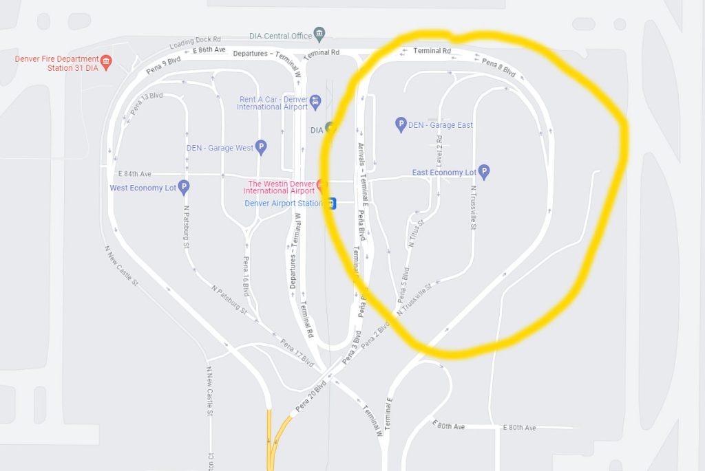 East terminal denver airport Denver International Airport