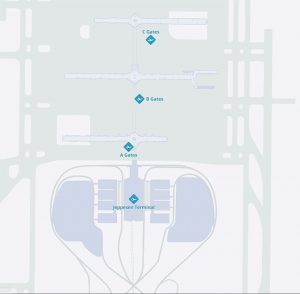 Terminals map at Denver Airport | DEN Concourse A - B - C